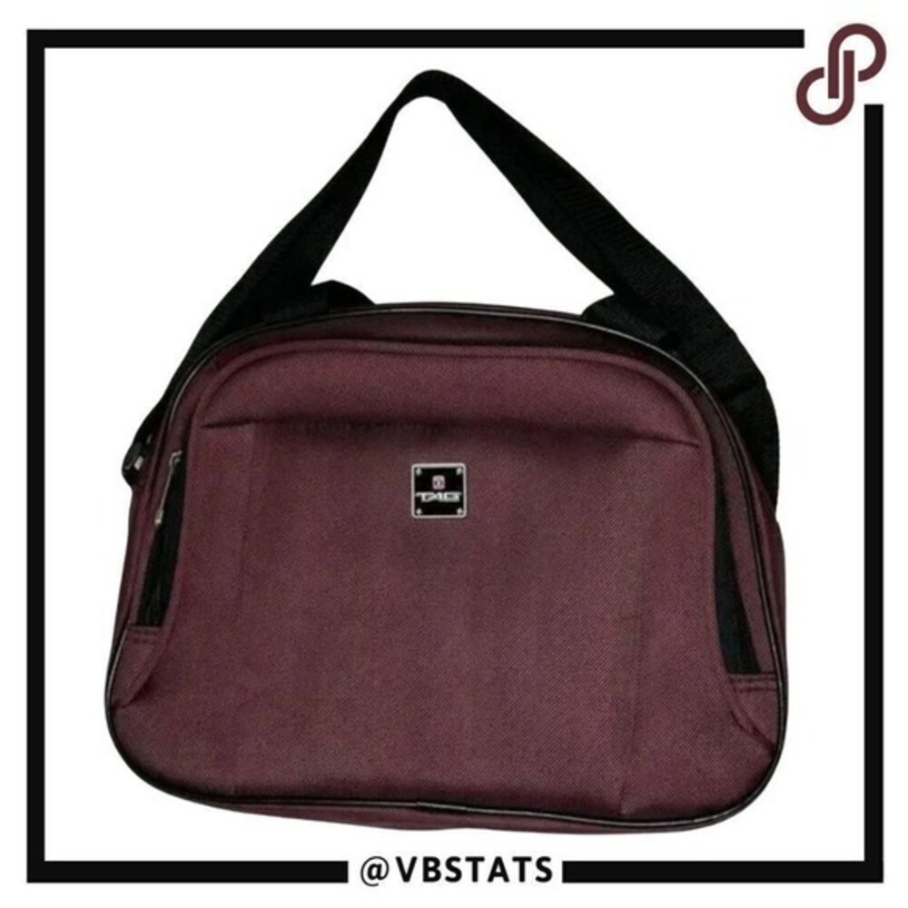 TAG Travel Bag Burgundy‎ Nylon Carry On Weekend Duffel Bag